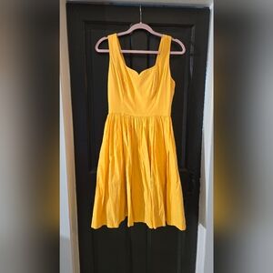 Yellow vintage style dress